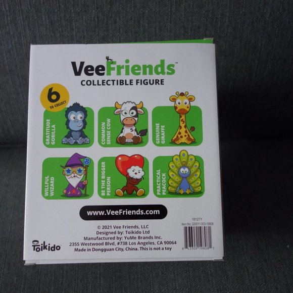 VeeFriends Practical Peacock Collectible Figure Made for Macy's - Picture 7 of 7